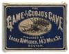(GAMES AND AMUSEMENTS.) TROWBRIDGE, JOHN TOWNSEND. The Game of Cudjo''s Cave.